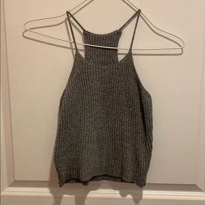Gray High Neck Tank